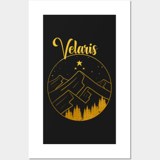 Velaris landscape golden design Posters and Art